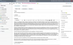 Modification d'un billet